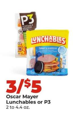 Oscar Mayer Lunchables or P3