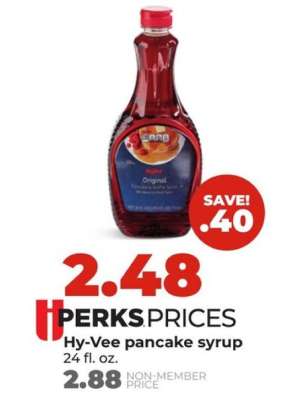 Hy-Vee pancake syrup