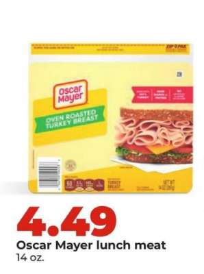 Oscar Mayer Lunch Meat