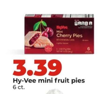 Hy-Vee mini fruit pies
