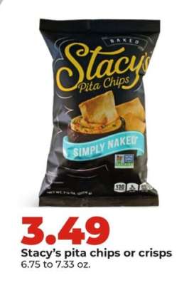 Stacy’s pita chips or crisps
