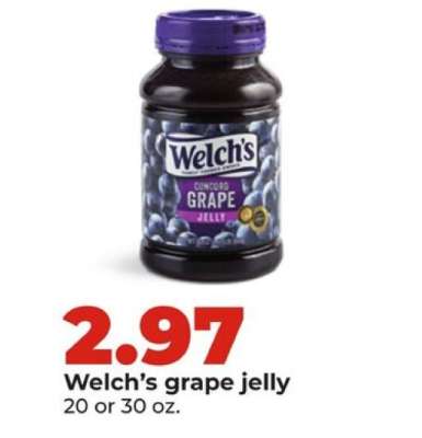 Welch’s grape jelly