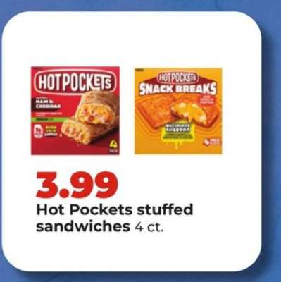 HOT POCKETS STUFFED SANDWICHES