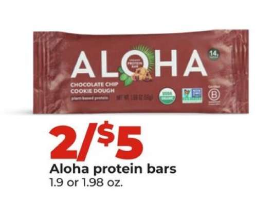 Aloha protein bars