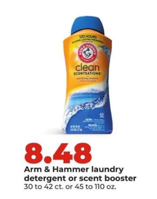 Arm & Hammer Laundry Detergent or Scent Booster
