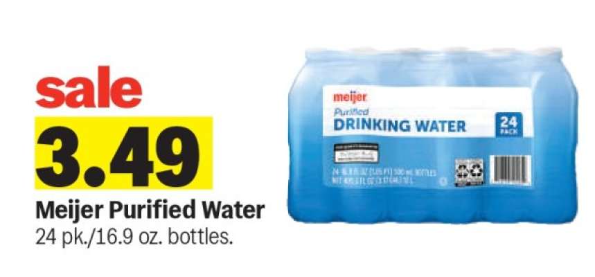 Meijer Purified Water