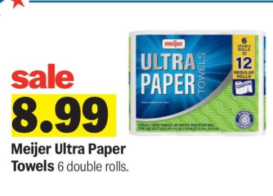 Meijer Ultra Paper Towels*