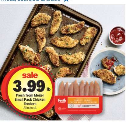 Fresh from Meijer Small Pack Chicken Tenders