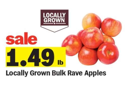 Locally Grown Bulk Rave Apples