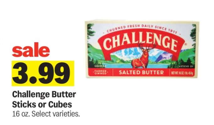 Challenge Butter Sticks or Cubes