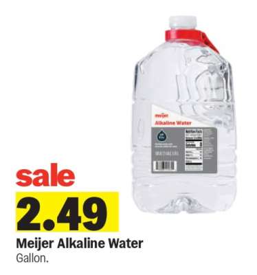 Meijer Alkaline Water