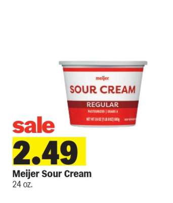 Meijer Sour Cream