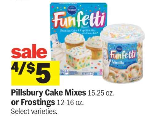 Pillsbury Cake Mixes or Frostings