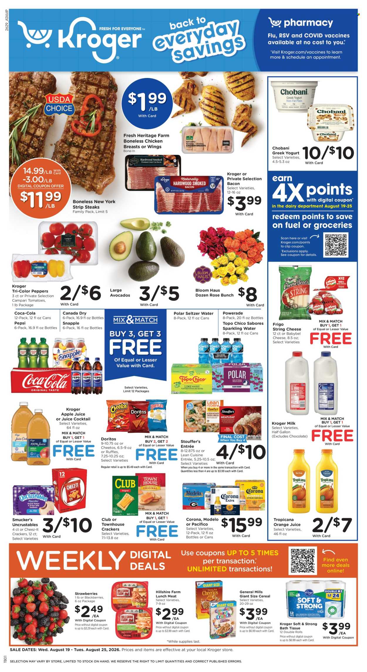 Kroger ad - 08/19/2026 - 08/25/2026. Page 1