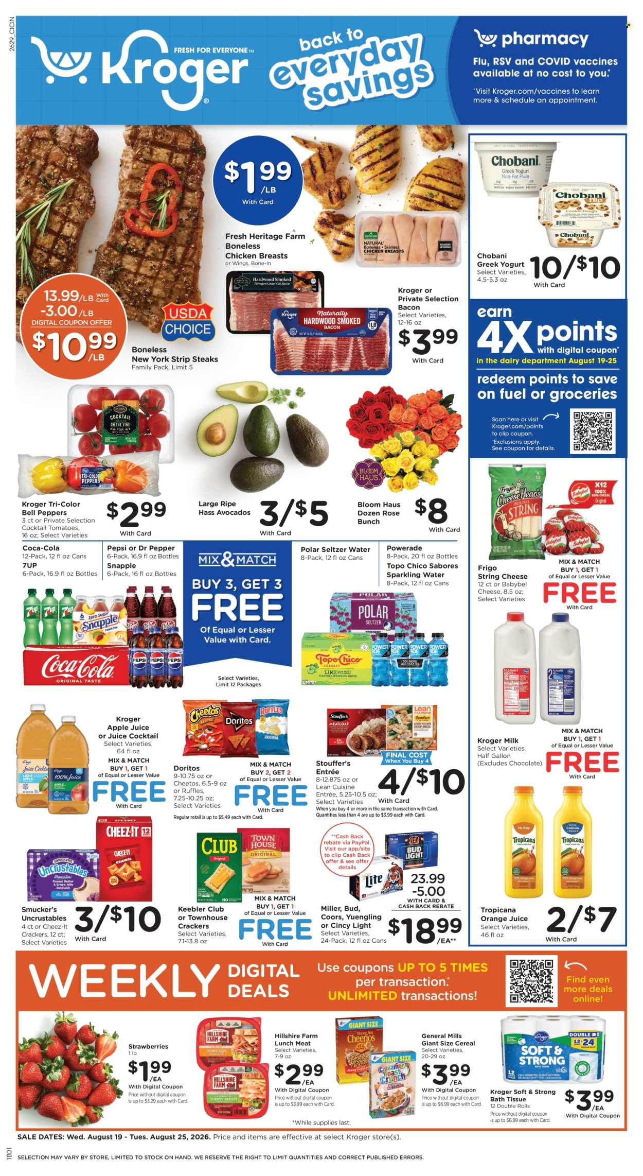 Kroger ad - 08/19/2026 - 08/25/2026. Page 1