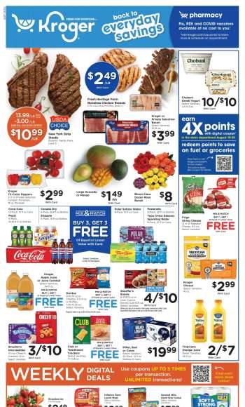 Kroger Flyer - 08/19/2026 - 08/25/2026.