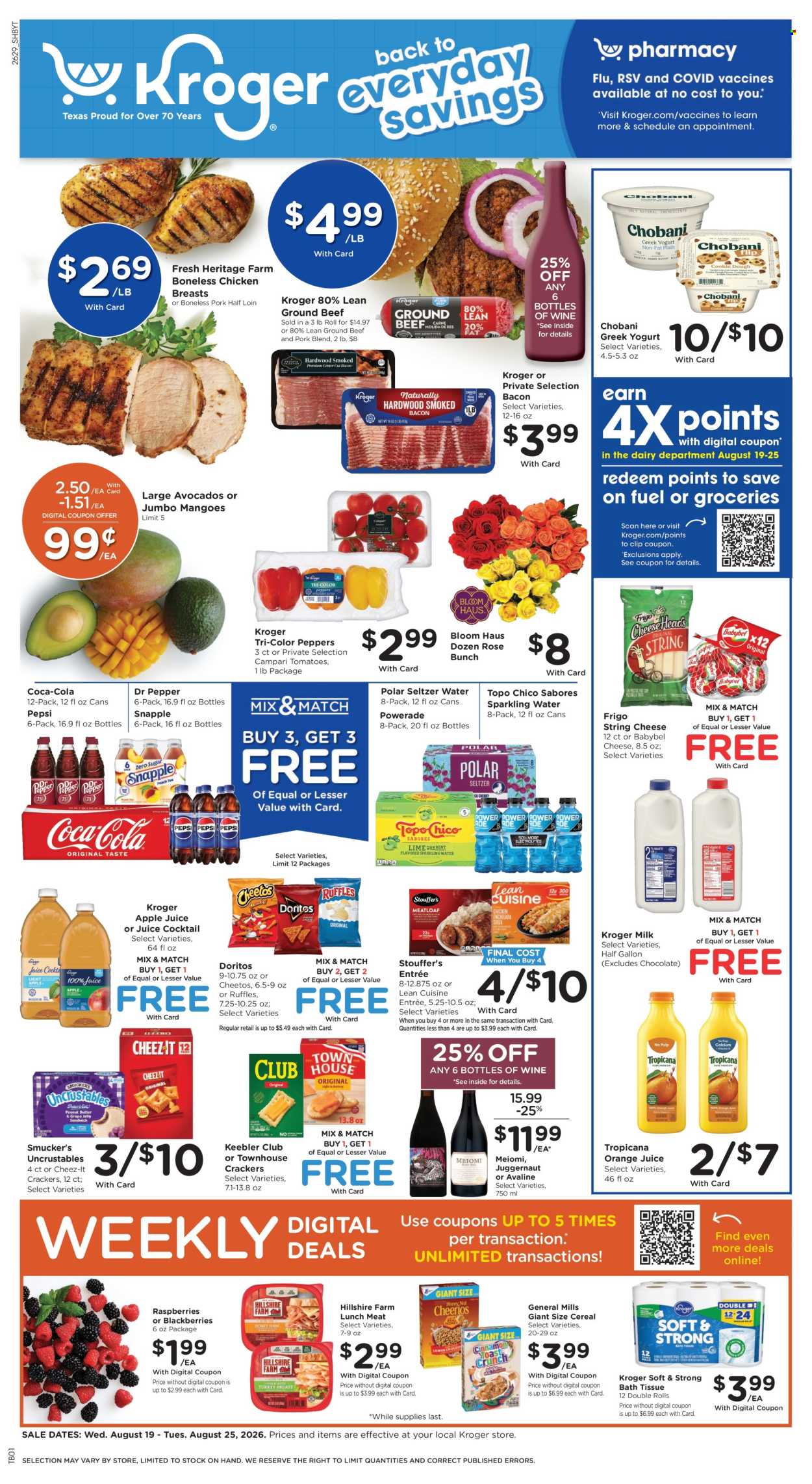 Kroger ad - 08/19/2026 - 08/25/2026. Page 1