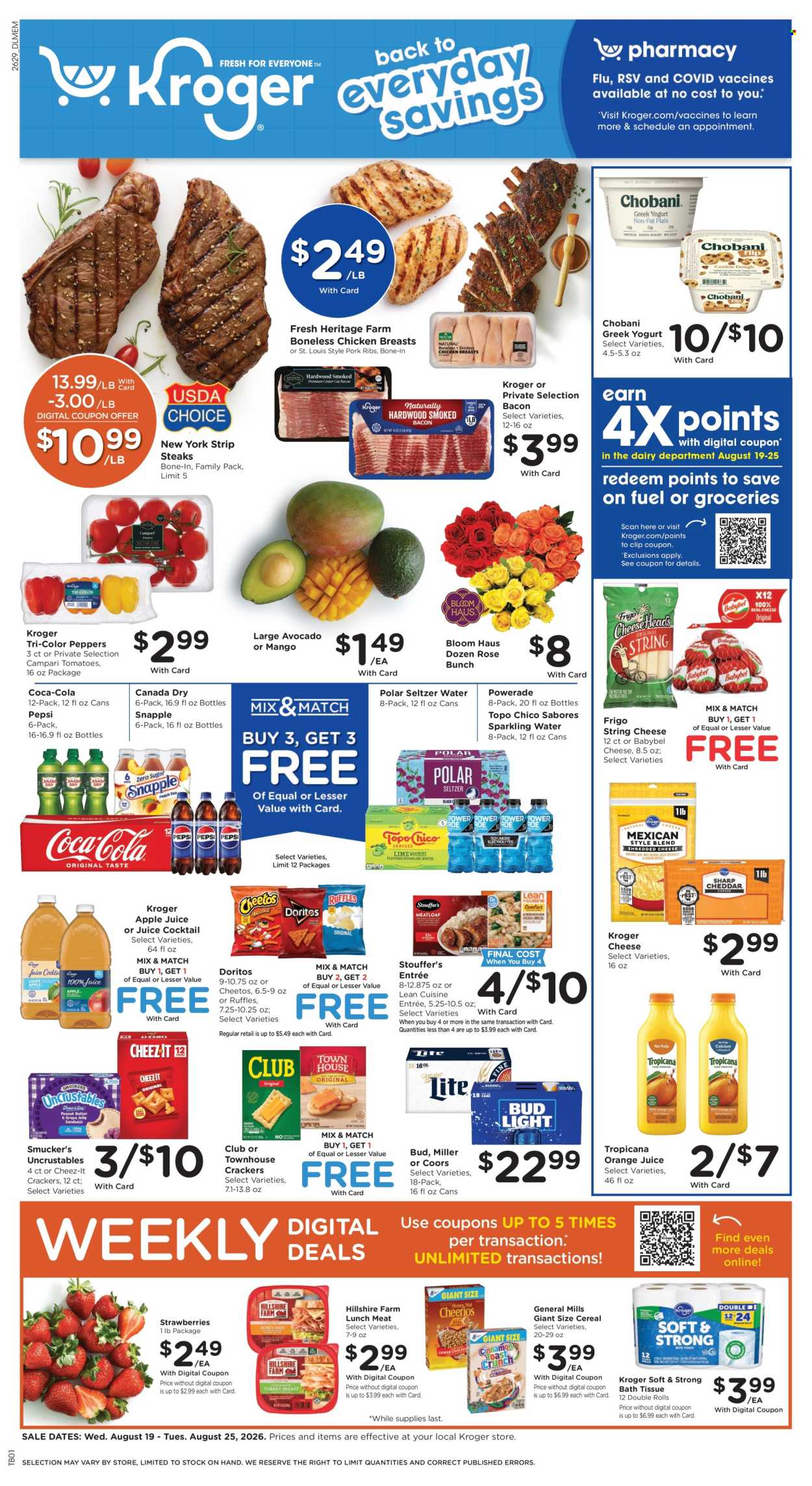 Kroger ad - 08/19/2026 - 08/25/2026. Page 1