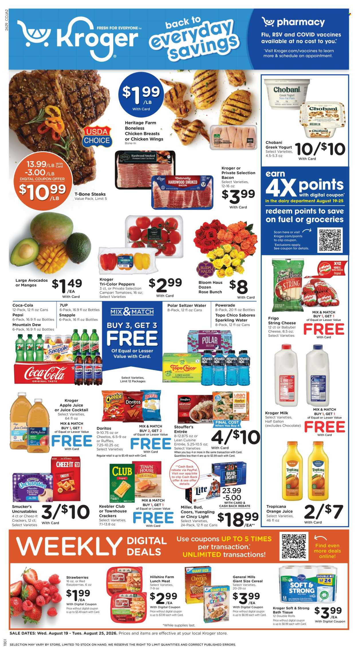 Kroger ad - 08/19/2026 - 08/25/2026. Page 1