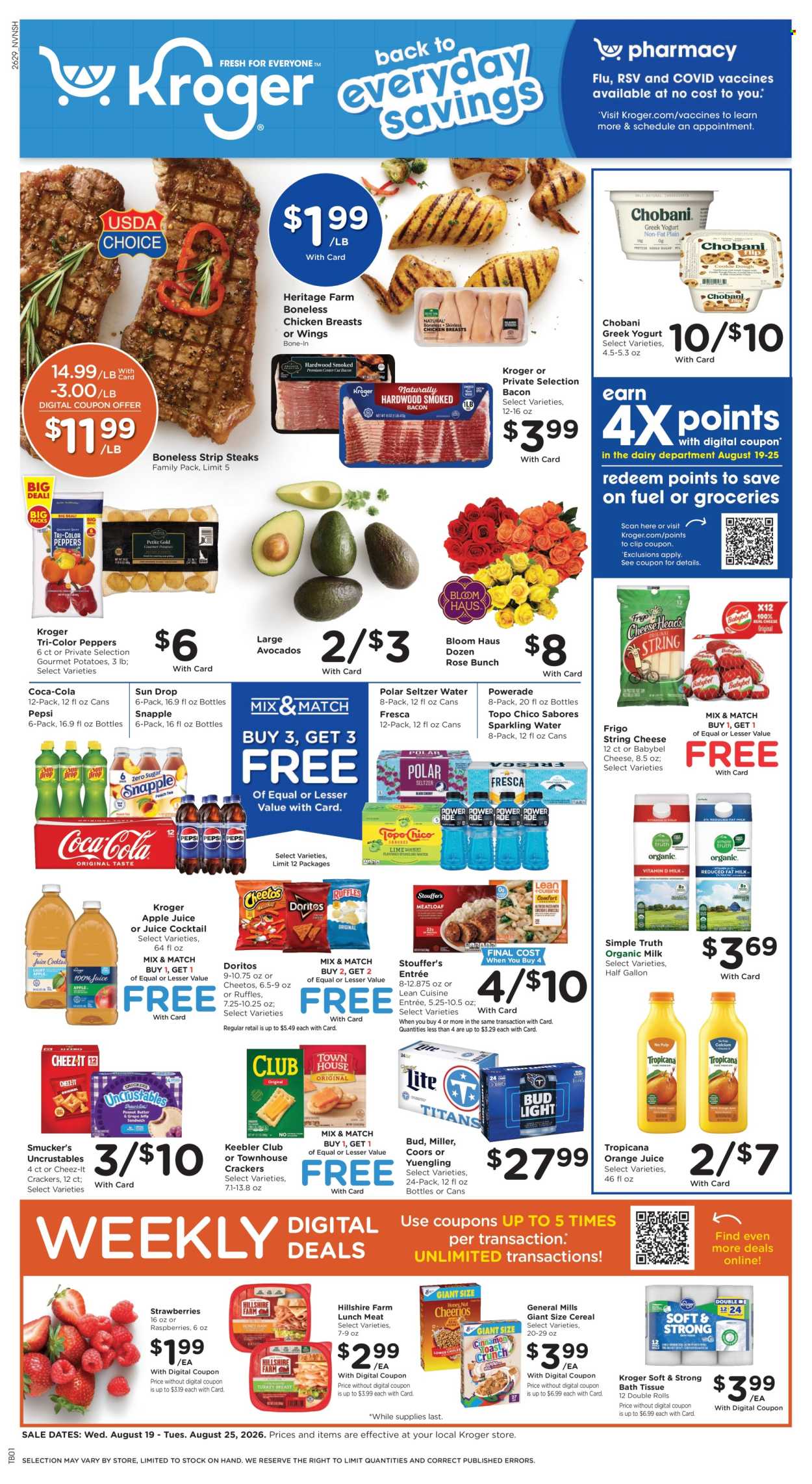 Kroger ad - 08/19/2026 - 08/25/2026. Page 1
