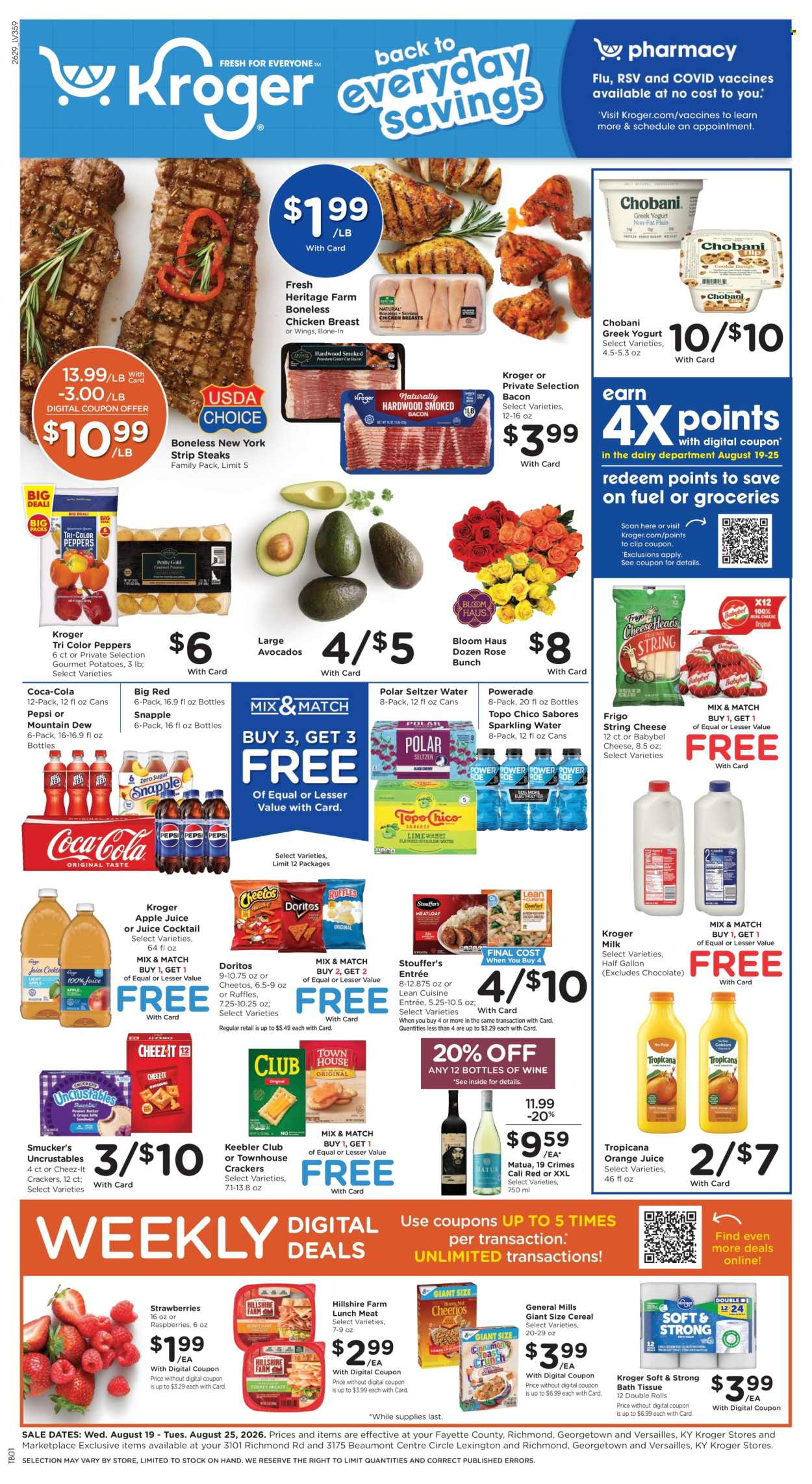 Kroger ad - 08/19/2026 - 08/25/2026. Page 1