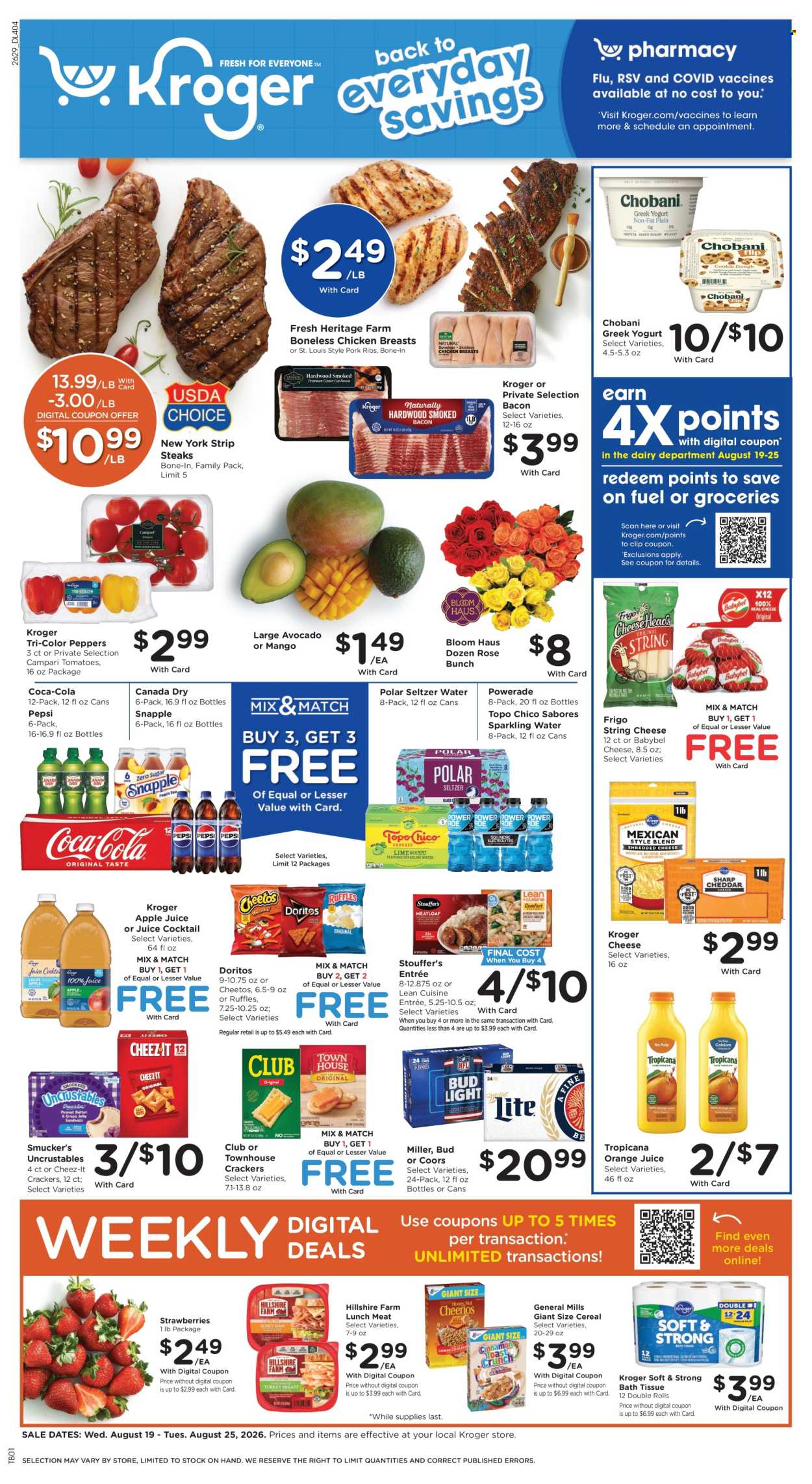 Kroger ad - 08/19/2026 - 08/25/2026. Page 1