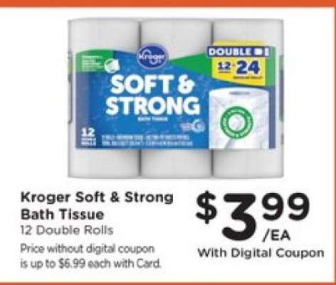 Kroger Soft & Strong Bath Tissue
