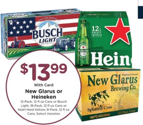 New Glarus or Heineken
