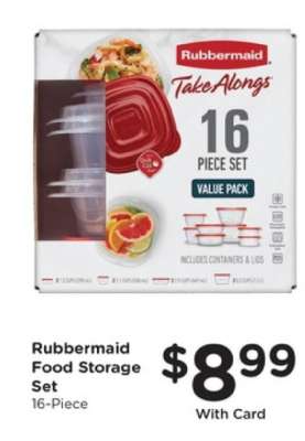 Rubbermaid Food Storage Set
