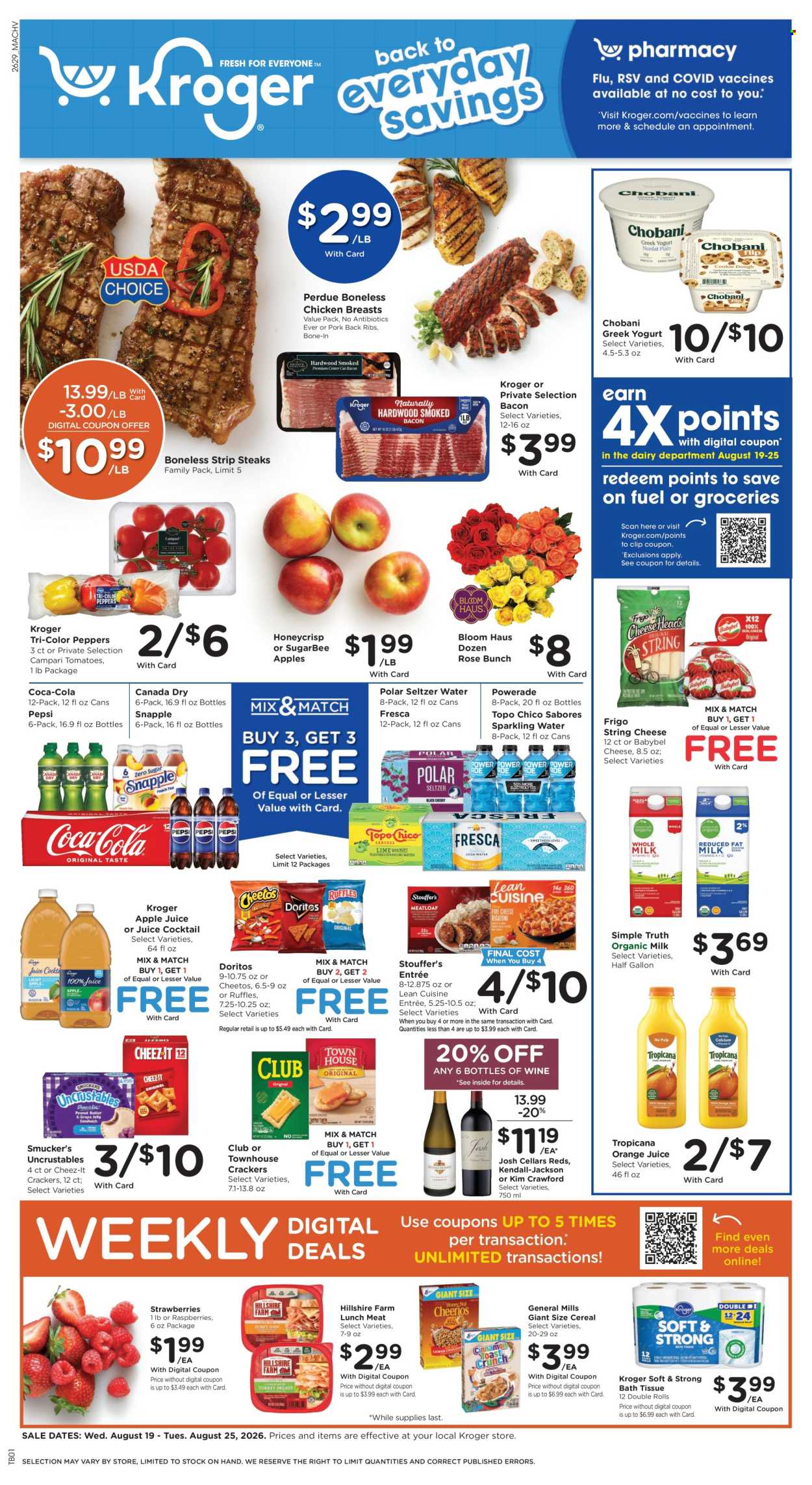 Kroger ad - 08/19/2026 - 08/25/2026. Page 1