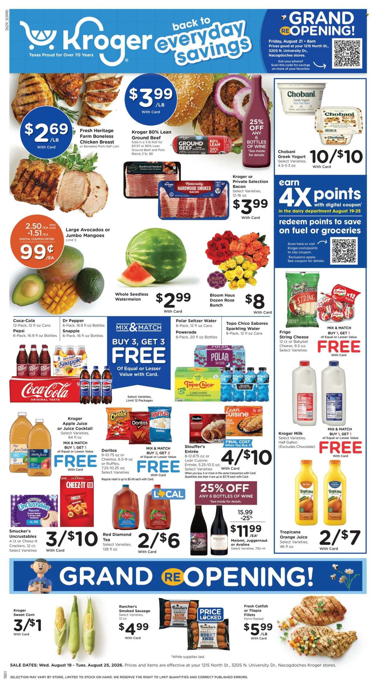 Kroger ad - 08/19/2026 - 08/25/2026. Page 1