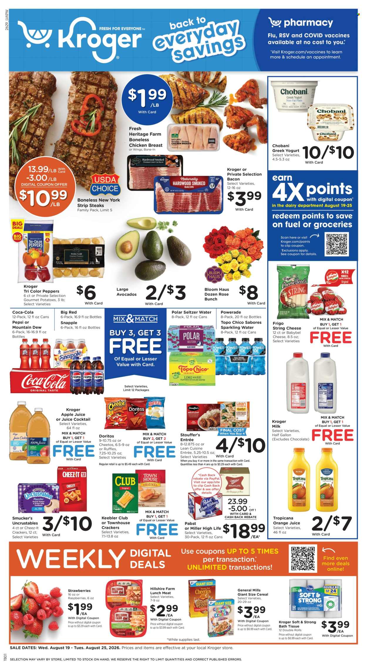 Kroger ad - 08/19/2026 - 08/25/2026. Page 1