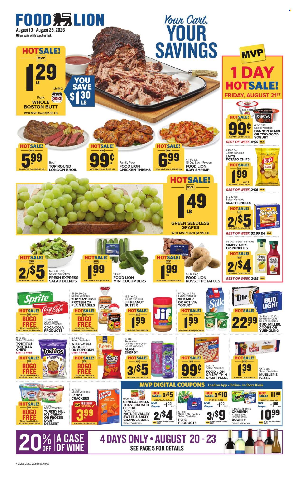 Food Lion ad - 08/19/2026 - 08/25/2026. Page 1
