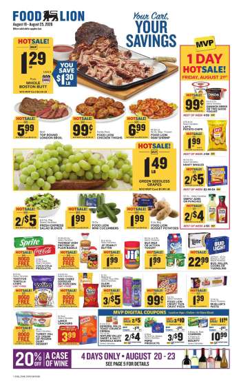 Food Lion Flyer - 08/19/2026 - 08/25/2026.
