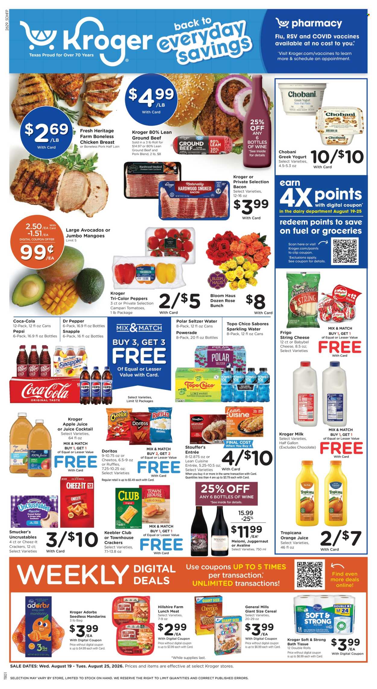Kroger ad - 08/19/2026 - 08/25/2026. Page 1