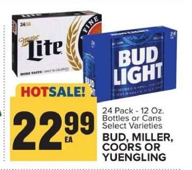 Bud, Miller, Coors or Yuengling