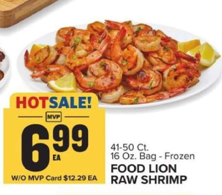 Food Lion Raw Shrimp