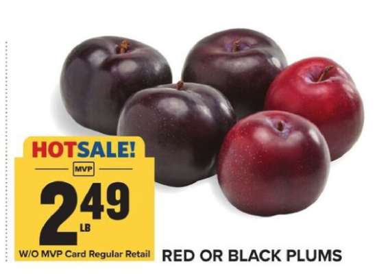 Red Or Black Plums