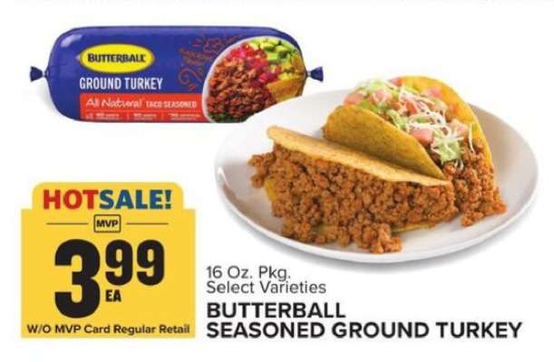 BUTTERBALL SEASONED GROUND TURKEY