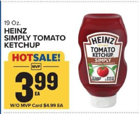 Heinz Simply Tomato Ketchup