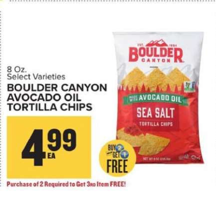 Boulder Canyon Avocado Oil Tortilla Chips