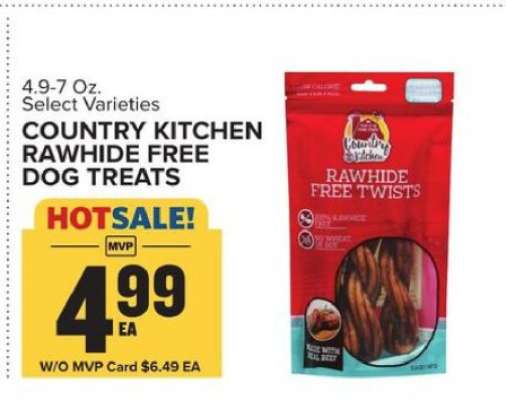 COUNTRY KITCHEN RAWHIDE FREE DOG TREATS