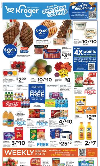 Kroger Flyer - 08/19/2026 - 08/25/2026.