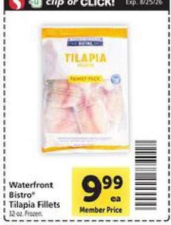 Waterfront Bistro Tilapia Fillets