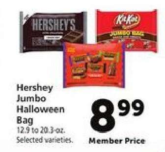 Hershey Jumbo Halloween Bag