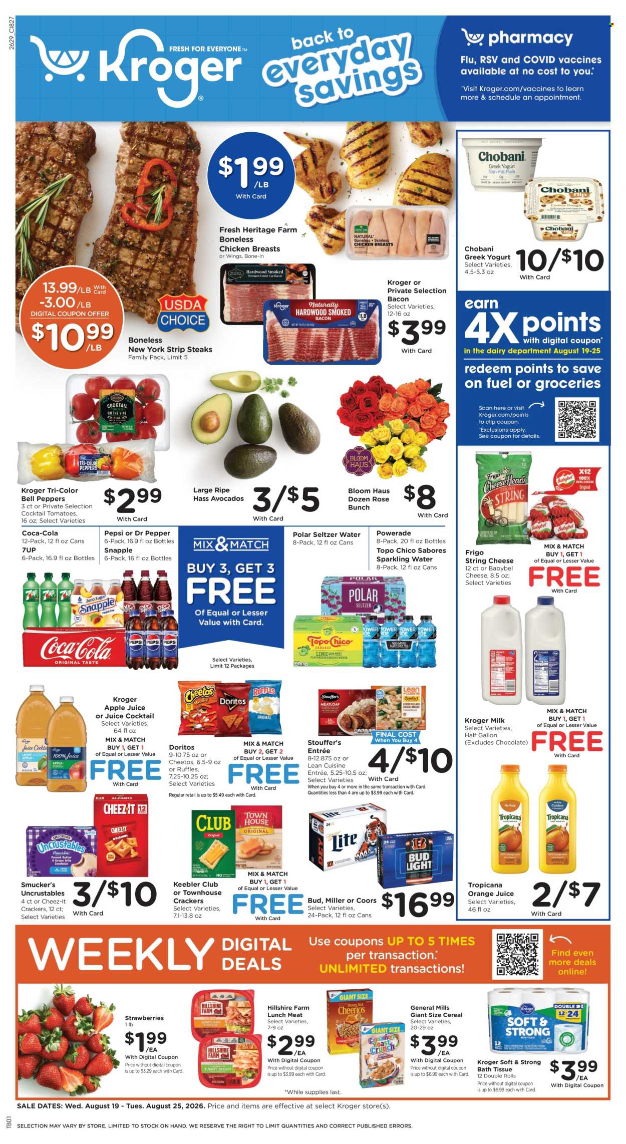 Kroger ad - 08/19/2026 - 08/25/2026. Page 1