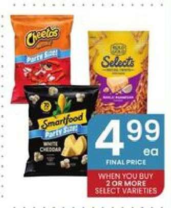 Cheetos, Smartfood, Good & Gather Selects