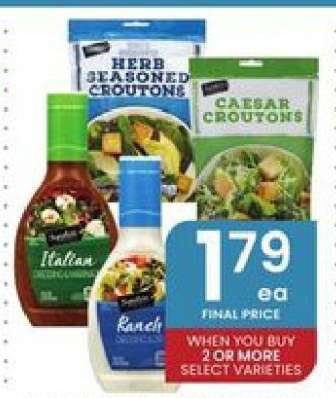 Salad Dressings and Croutons
