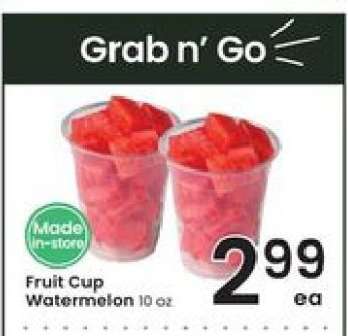 Fruit Cup Watermelon