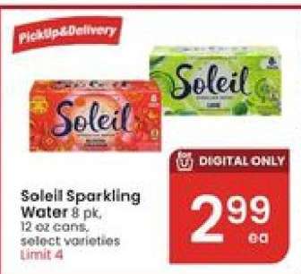 Soleil Sparkling Water